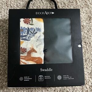 DockATot Swaddle - Multicolor Floral and Gray